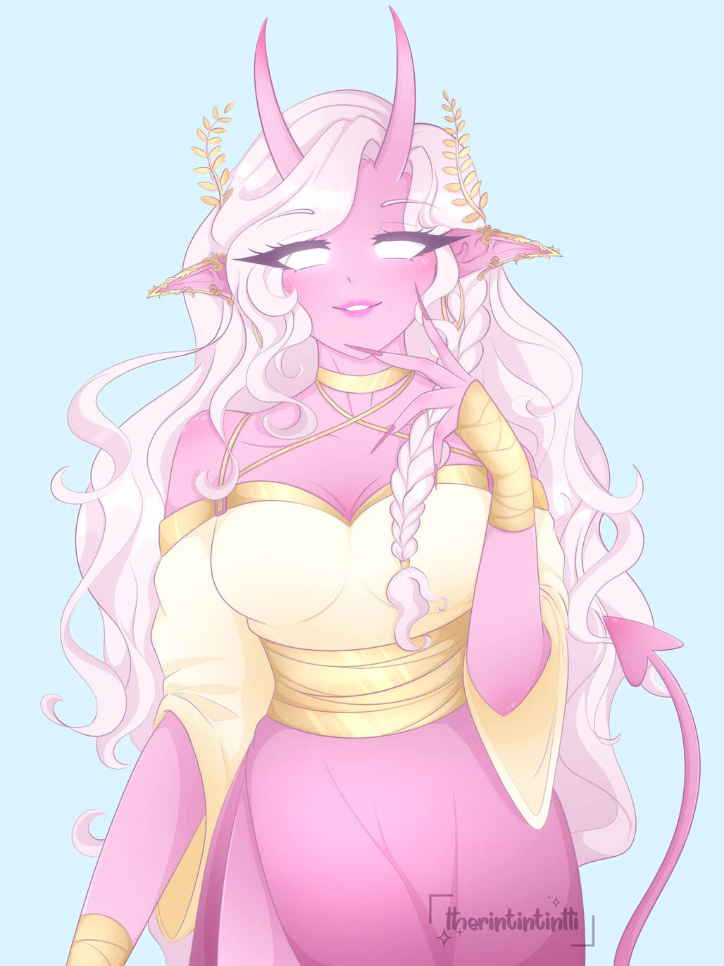 Half Body (Rendered) commission by Comet