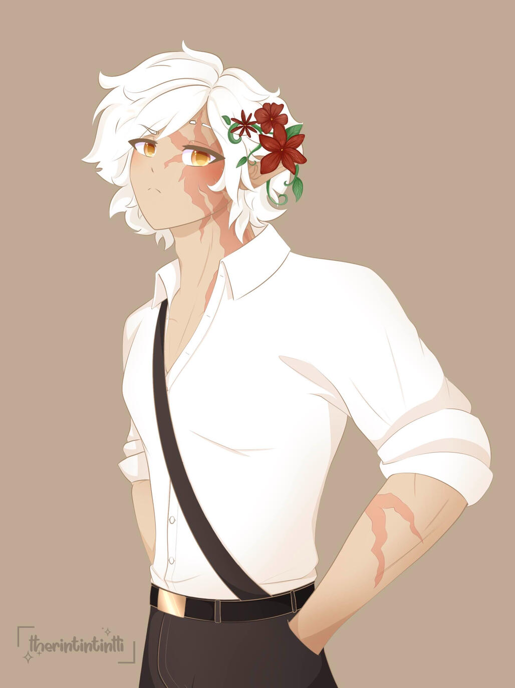 Half Body (Rendered) commission by Slox