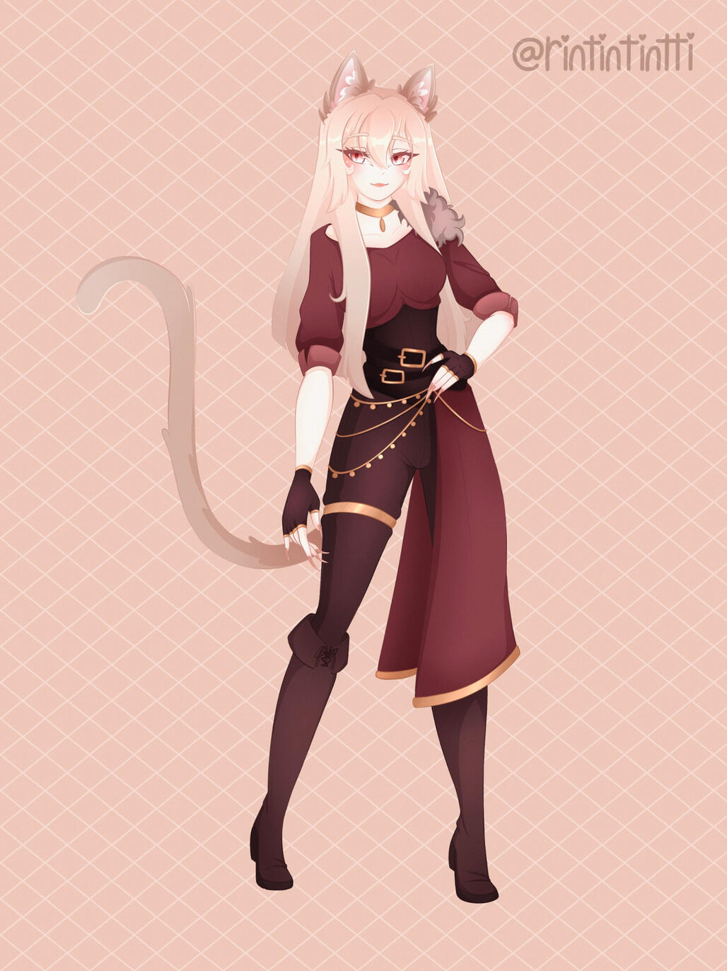 Full-Body (Rendered) commission by Gummy