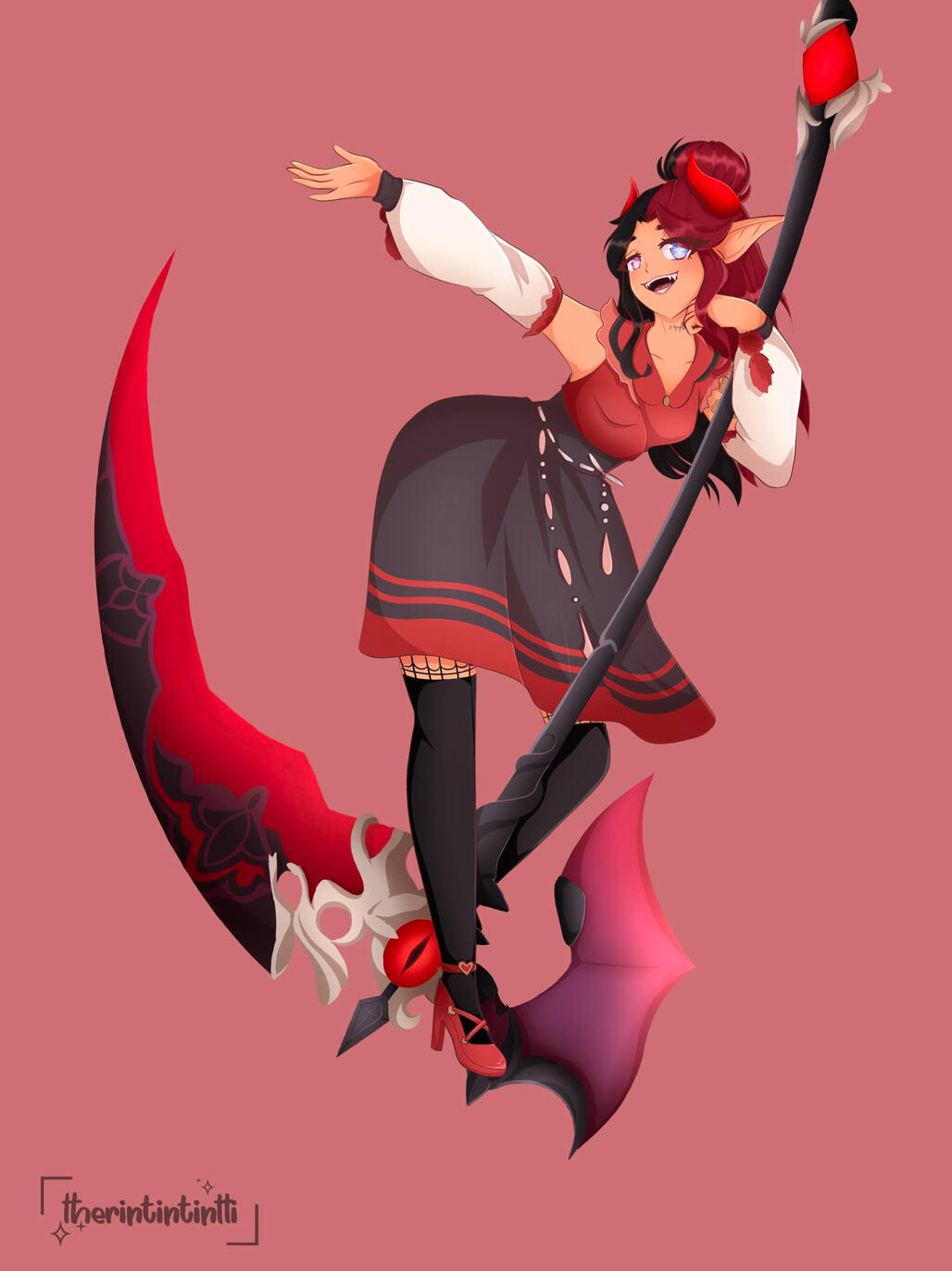 Full Body (Rendered) + Prop commissions by Six